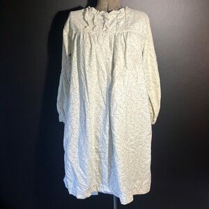 Vintage 1970s Aimcee Floral Night Gown Pajama Dress Size 40